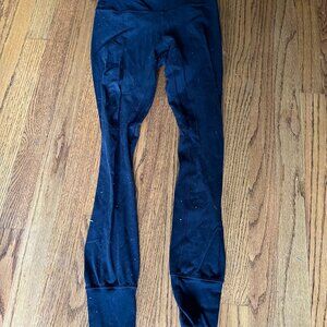 Womens black Lululemon Leggings - Small